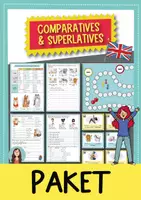 Vorschau - Arbeitsblätter - Comparatives and Superlatives - Materialpaket - Deckblatt