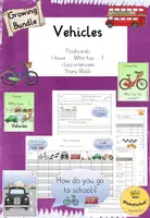 Vorschau - Spiele - (Growing Bundle) Unterrichtseinheit "Vehicles" - Deckblatt