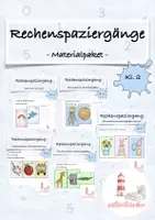 Vorschau - Arbeitsblätter - Rechenspaziergänge (Kl. 2) Materialpaket - Deckblatt