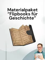 Vorschau - Unterrichtsreihen - Materialpaket"Flipbook Geschichte" - Deckblatt