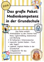 Vorschau - Arbeitsblätter - Materialpaket: Medienkompetenz in der Grundschule - Deckblatt