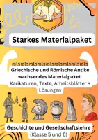 Vorschau - Arbeitsblätter - Antikes Griechenland & Rom - Deckblatt
