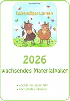 Vorschau - Arbeitsblätter - LebendigesLernen: Materialpaket 2026 - Deckblatt