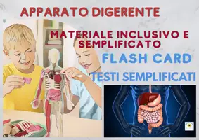 anteprima - Esercizi - APP. DIGERENTE MATERIALE SEMPLIFICATO CON FLASH CARD E ESERCIZI utile per bambini con autismo e sindrome di down - Pagina di copertina