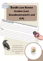 Vorschau - Stundenentwürfe - Materialpaket Krabat (inkl. zwei Stundentwürfen + Klassenarbeit) - Deckblatt