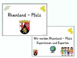 Vorschau - Arbeitsblätter - Materialpaket Rheinland-Pfalz - Deckblatt