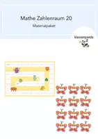 Vorschau - Arbeitsblätter - Mathe Zahlenraum 10 und 20 Materialpaket (wachsend) - Deckblatt