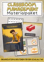 Vorschau - Poster - Materialpaket - Klassenorganisation & Classroom Management - Deckblatt