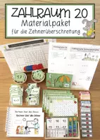 Vorschau - Anderer Materialtyp - Zahlenraum 20 Materialpaket für die Zehnerüberschreitung - Deckblatt