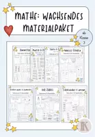 Vorschau - Arbeitsblätter - Wachsendes Materialpaket: Mathe (ab Klassenstufe 3) - Deckblatt
