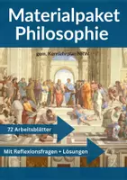 Vorschau - Arbeitsblätter - Philosophie Komplettpaket 📦 Arbeitsblätter Sekundarstufe 1 & 2 - Deckblatt