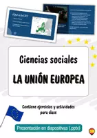 Vista previa - Unidades / Secuencias / Situaciones de Aprendizaje - Pack La Unión Europea | Teoría + deberes + actividades (ESO/Bachillerato) - Portada
