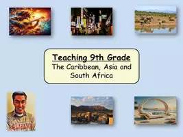 Vorschau - Stundenentwürfe - Teaching 9th Grade - The Caribbean, Asia and South Africa - Deckblatt