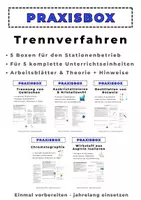 Vorschau - Arbeitsblätter - Trennverfahren | Chemie - Deckblatt