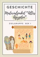 Vorschau - Arbeitsblätter - Materialpaket "Altes Ägypten" - Deckblatt