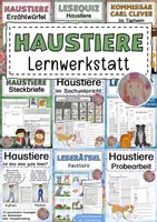 Vorschau - Unterrichtsreihen - Haustiere - Deckblatt