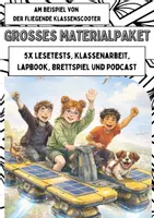 Vorschau - Unterrichtsreihen - Der fliegende Klassenscooter: Komplettpaket - Deckblatt