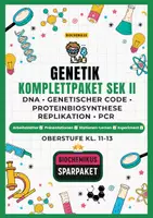 Vorschau - Stundenentwürfe - Genetik Oberstufe - Komplettpaket Molekulargenetik ❘ Proteinbiosynthese, DNA, Replikation, PCR, Genetischer Code ❘ mit Arbeitsblättern, Präsentation & Lösungen - sofort einsetzbar - Deckblatt