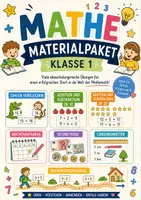 Vorschau - Arbeitsblätter - Das große Mathe-Materialpaket für Klasse 1 mit wichtigen Grundlagen zum Rechnen, Vergleichen, Geld, Größen und selbstständigen Üben. - Deckblatt