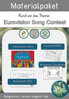 Vorschau - Arbeitsblätter - Materialpaket: Eurovision Song Contest - Deckblatt