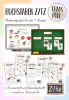 Vorschau - Spiele - Buchstaben Z/tz - Materialpaket für die 1. Klasse - Deckblatt