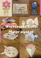 Vorschau - Unterrichtsreihen - Wachsendes Materialpaket - Kunst für das ganzen Jahr - Deckblatt