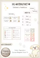 Vorschau - Arbeitsblätter - XXL Materialpaket Schulhund & Hundeklasse - Alles für Struktur, Organisation & Klassenmanagement (Klasse 1-4) - Deckblatt