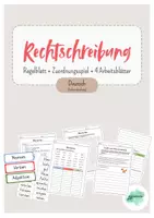 Vorschau - Arbeitsblätter - Materialpaket „Rechtschreibung 1“ - Deckblatt