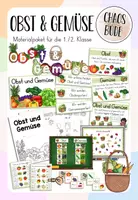 Vorschau - Unterrichtsreihen - Obst und Gemüse - Materialpaket für die 1./2. Klasse - Deckblatt