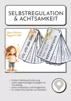 Vorschau - Fördermaterial/Inklusion - MaterialpaketAchtsamkeit & Selbstregulation Grundschule - Strategiekarten + Übungskarten - Deckblatt