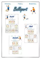 Vorschau - Stundenentwürfe - Fußball - Basketball - Handball - Materialpaket - Deckblatt
