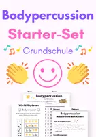 Vorschau - Stundenentwürfe - Bodypercussion Starter-Set für Grundschule (Materialpaket) - Deckblatt