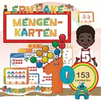 Vorschau - Unterrichtsreihen - Lernkarten Mengen & Zahlen bis 10 | 153 Karten | Vorschule & Kindergarten ab 5 Jahren - Deckblatt