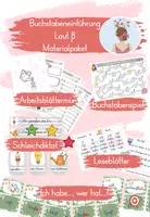 Vorschau - Arbeitsblätter - Buchstabeneinführung ß - Materialpaket - Deckblatt