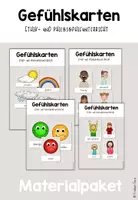 Vorschau - Spiele - Gefühlskarten Materialpaket Philosophie/Ethik - Deckblatt