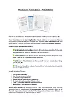 Vorschau - Anderer Materialtyp - Vokabellisten Spanisch Oberstufe - Deckblatt