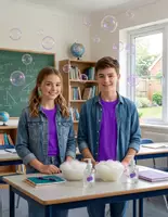 Vorschau - Arbeitsblätter - Seifen & Waschmittel: Experimente, Arbeitsblätter & Erklärbilder (Klasse 7-10) - Deckblatt