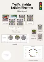 Vorschau - Arbeitsblätter - Materialpaket Traffic, Vehicles & Giving Directions - Deckblatt