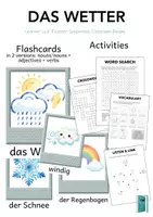 Vorschau - Arbeitsblätter - Materialpaket - German/DaZ zum Thema Wetter/Weather - Deckblatt