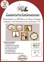 Vorschau - Stundenentwürfe - Materialpaket : UPP Reihe Kombinatorik Klasse 1+ 2 Zauberei - Deckblatt