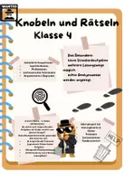 Vorschau - Arbeitsblätter - Materialpaket mini Knobelheft und Denkwerkstatt 4. Klasse - Deckblatt