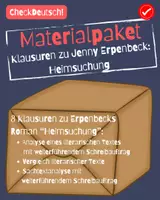 Vorschau - Klassenarbeiten - 8 Klausuren zu Jenny Erpenbeck "Heimsuchung" - Deckblatt