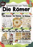 Vorschau - Arbeitsblätter - Die Römer/Antikes Rom - Komplettpaket - Deckblatt