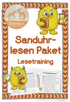 Vorschau - Arbeitsblätter - Materialpaket Sanduhrlesen - Deckblatt