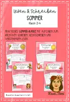 Vorschau - Arbeitsblätter - Sommer-Bundle: Lesen, Schreiben, Fehlersuchen (Deutsch, Klasse 2, 3, 4) - Deckblatt