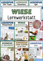 Vorschau - Arbeitsblätter - Wiese - Deckblatt