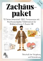 Vorschau - Arbeitsblätter - Materialpaket: Zachäus - vielfältige Aufgabenformate - Deckblatt