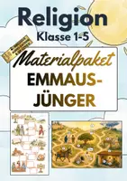 Vorschau - Interaktives Material - Emmaus-Jünger | Materialpaket: Hörspur & Lesespur | Interaktiv & 3-fach differenziert | Ostern & Auferstehung | Grundschule, Förderschule & Sek I | Klasse 1-5 - Deckblatt