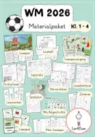Vorschau - Mal- und Bastelvorlagen - Fußball WM 2026 - Deckblatt
