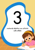 anteprima - Esercizi - Attività sulle sillabe - Pagina di copertina